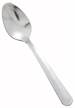Winco 12-Piece Windsor Teaspoon Set, 18-0 Stainless Steel,Silver