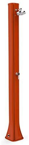 Doccia Solare da Giardino 40L Miscelatore Arkema Big Happy Five Arancio