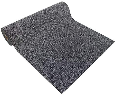 Kettelservice-Metzker Outdoor Sicherheitsmatte I Rutschfester Läufer für den Außenbereich - Salz-Pfeffer 120x100cm witterungsbeständig