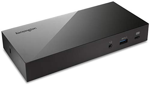 Kensington SD4820P USB-C Docking Station for Dell, HP, Lenovo, Surface, PixelBook, Pixel Slate- Dual 4K Video, 60W PD (K38042US)