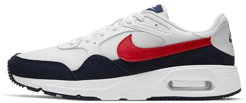 NIKE Air MAX SC, Zapatillas Hombre, Blanco (University Red/Obsidian), 40 EU