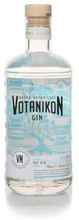 Votanikon - Gin Greco, Realizzato con Mastiha di Chios e 19 Botaniche Greche, 40% Vol, Bottiglia in Vetro da 700 ml