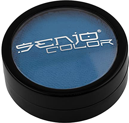 Senjo Color Bodypainting Farbe Hellblau 25ml wasserlöslich Pinsel Schwamm