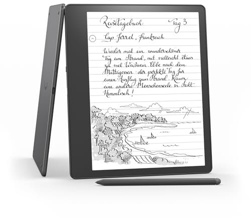 Kindle Scribe (16 GB) – der erste Kindle, der auch ein digitales Notizbuch ist – mit Paperwhite-Bildschirm (10,2 Zoll, 300 ppi) und Premium-Eingabestift + Kindle Unlimited