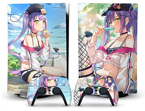 YANHAO Piel Consola para PS5 Skin Disc Edition Anime Console Controller Vinyl Cover Skins Wraps para PS 5 Disc Version(49571) Regalo Envolturas Pieles