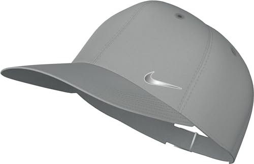 Nike FB5372-077 Dri-Fit Club Cappellino Unisex Adulto LT Smoke Grey/Metallic Silver Taglia L/XL