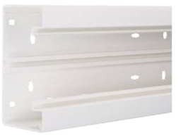 Hager BR6513019016 Brüstungskanal Unterteil (L x B) 2000mm x 130mm 2m Weiß