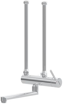 STIEBEL ELTRON Einhebel-Wandarmatur, drucklos MEK-K für offene Warmwasserspeicher/Boiler für Übertisch-Montage, verchromt, 205618, Küche