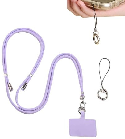 Cordino Per Cellulare Universalle Da Collo, Tracolla Per Telefono Universalle Regolabile, Collana Nylon Catena Per Smartphone
