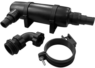 STEINBACH Gehäuse für UV-Desinfektionssystem – 040531 – Anschluss Ø 32/38 mm – Chlor- und Salzwasserbeständig - bis zu Einer Fördermenge von max. 15.000 l/h