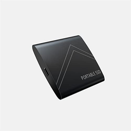 Typc-C Disco rigido portatile modello SSD 4TB 2TB SSD esterno 1TB 500GB disco rigido mobile a stato solido USB 3.1 SSD esterno (colore: nero, dimensioni: 8TB)