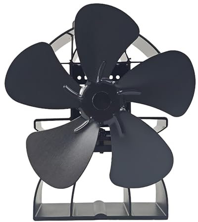 Ventilatore per forno a legna – Ventilatore magnetico portatile a calore | Ventilatore per forno a legno, termoventilatore termoelettrico, silenzioso, ventilatore non elettrico per la circolazione