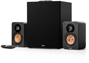 Teufel Ultima 20 Concept Power Edition - 2.1 Soundsystem Komplettsystem | Heimkino mit integriertem AV-Receiver, Bluetooth, Dolby Audio, USB-C-Soundkartenfunktion, HDMI ARC CEC - Schwarz
