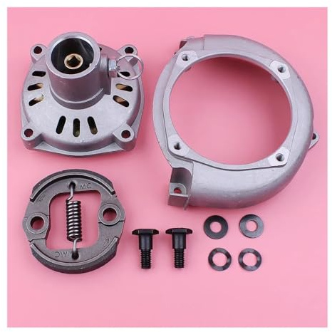 Kit de Cubierta de Tambor de Embrague, Perno y arandela, Cubierta de Ventilador de Volante, Compatible con cortacésped GX35, GX35NT, GX 35, 35NT, Motor pequeño
