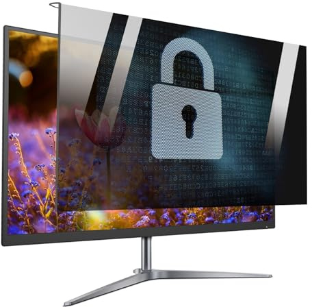 ASerZenith 18-32 Inch Computer Privacy Filter, Hanging Frame Anti-Blue Light Eye Protection Screen, HD Screen Protector for Privacy (23/24in 540x340mm)