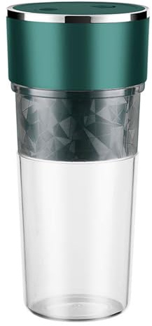 Zerodis Presse-agrumes Portable, Bouteille Shaker de Chargement USB de 400 Ml pour Smoothies et Shakes Protéinés, Mini Mixeur Multifonctionnel pour Salle de Sport, Bureau, Cuisine à Domicile