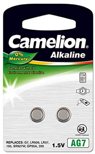 Camelion Alkaline AG7 1,5 V Knopfzelle (2 Stück)