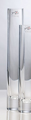 Sandra Rich Glasvase Solifleur klar zylindrisch 30 cm Ø 5 cm Cold Cut