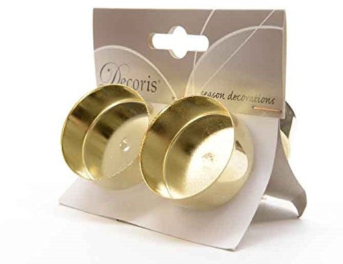 jb 4 Teelichthalter für Kränze zum Stecken Advent Weihnachten 4,2 cm Durchmesser.
