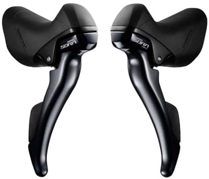 SHIMANO Sora ST-R3000/ST-R3030 Schalt-/Bremshebel, Black, 3-fach/9-fach