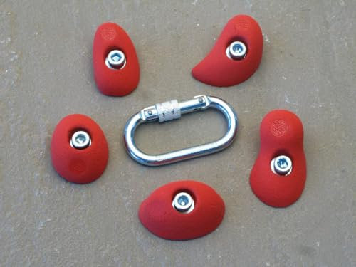 Klettergriffe Set Ettel 5 Stück - KS 371-375 (Schwarz)