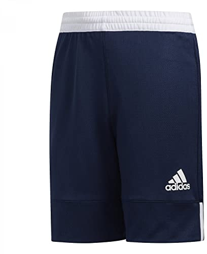 adidas Unisex – Barn 3G Speed Reversible Shorts, Collegiate Navy/White, 7-8 Years