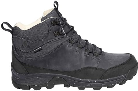 VAUDE wasserdichte Wanderschuhe für Herren “HKG Core Mid STX”, wetterfester Trekkingschuh für leicht alpines Gelände, bequeme und rutschfeste Wanderstiefel, Iron, 42.5 EU