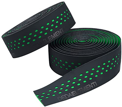 Deda Elementi Unisex Presa Lenkerband, Schwarz/Grün, Einheitsgröße | Fahrradausrüstung