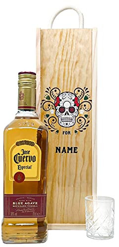 Personalised Jose Cuervo Especial Tequila Gift Set with Shot Glass – 70cl – Unique Alcohol Gift for Him or Her, Birthdays, Christmas, Father’s Day, Mother’s Day & Celebrations