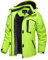 TACVASEN Damen Übergangsjacke Warm Winterjacke Gefüttert Wanderjacke Ski Jacket mit Wasserdichtem Reißverschluss, Neongrün, S