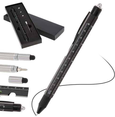 Omninmo Gifts for Dad Men Him, 9 in 1 Multitool Pen Cool Gadgets Father's Day Gifts Birthday Thanksgiving Valentine's Day Christmas Stocking Stuffers, 9 in 1 Multitool Gifts for Boyfriend Grandpa