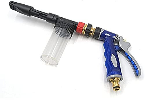 ASEELO Snow Foam Gun, Quick Release Soap Washer Gun, Adjustable Car Cleaning Foam Lance, Foam Sprayer for Car Washing Home Garden Watering Uses Hose Pipe