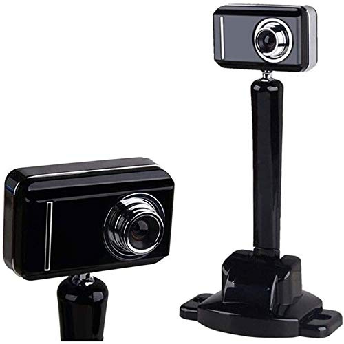 1080P stationär bärbar dator webbkamera mini webbkamera livestreaming kamera flexibel roterbar klämma för bärbara datorer skrivbord och spel svart lämplig för hem datorutrustning
