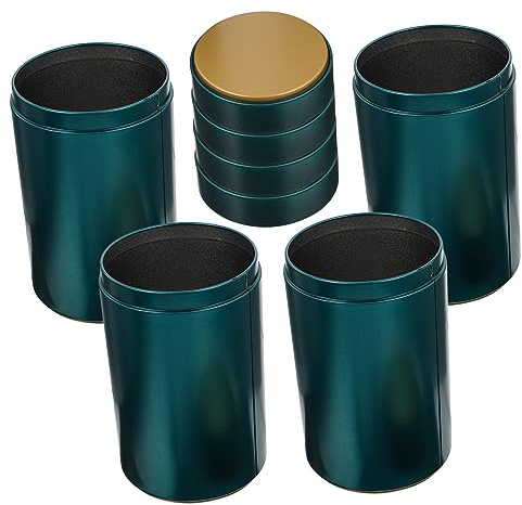 Garneck Ensemble Élégant De Boîtes En Fer 4 Petits Pots De Stockage De Thé Boîte À Thé Hermétique Pour Cuisine Bureau Hôtel