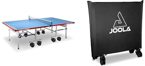 JOOLA 11650 Tischtennistisch ALUTERNA - Profi Outdoor Tischtennisplatte Wetterfest & Tischtennistisch Abdeckung, Table Cover, Wetterfeste Schutzhülle