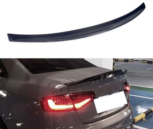 ZONEWD Heckspoiler Für Audi A4 B8.5 2012 2013 2014 2015 2016, Spoiler Heckspoiler Flügel Lippe Kofferraum Heck Spoiler Kratzfeste Außen Tuning Zubehör