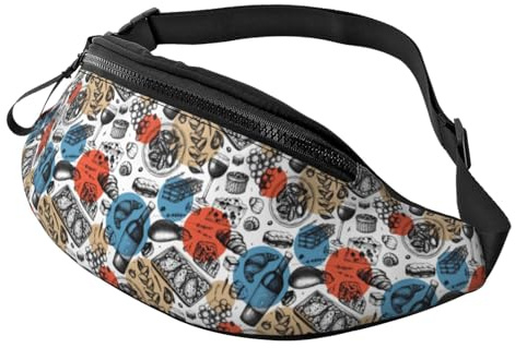 Sac banane à bandoulière pour homme et femme – Sac banane de voyage pour nourriture française