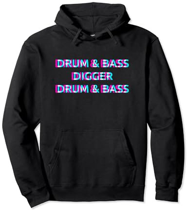Drum & Bass Digger Drum & Bass Pullover Hoodie