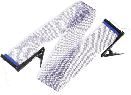KITANDOVE Tischtennisnetz Mit Gestell Tragbar Und Zusammenklappbar Für Garten Und Draußen Aus Nylon Und Eisen Langlebig Und Stabil