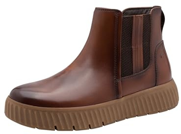 TAMARIS Comfort dam Chelsea stövlar, konjak Nappa, 39 EU, Cognac-nappa, 39 EU
