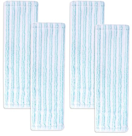 4 Piezas Mopa Funda de Recambio para Leifhat Profi XL Micro Duo/ Cotton Plus
