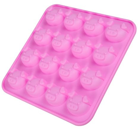 VINTORKY Silikonform in Schweinekopfform Zum Backen Von Kuchen Und Schokolade Sowie Zum Gießen Von Fondant Süßigkeiten Und Eiswürfeln Für Diy-projekte Und Partys