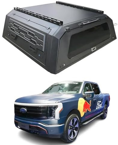 YBDFCBF Laderaumabdeckung for Pickup-Trucks, kompatibel mit Ford Ranger Wildtrack T9 2020–2025, Laderaumabdeckung mit Schloss, LKW-Ladeflächenüberdachung, Hardtop-Überdachung, Zubehörabdeckungen(Style
