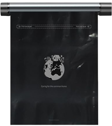 Birtern Sac poubelle de voiture, sac poubelle de voiture, organisateur de rouleau, organisateur de déchets pour voiture, voyage, extérieur, camion, camping-car, SUV, appui-tête, intérieur, voyage