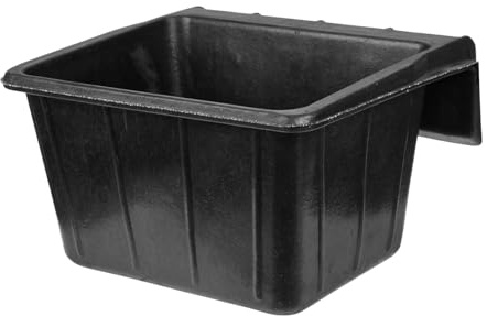 MERIGLARE Über dem hängenden Zaun Feeder Gummi Pferd Feeder Feed Pail Vieh Wasser Schüssel für Schafe