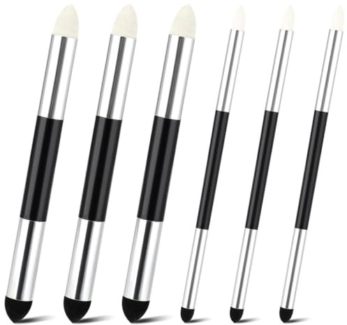 UIEXAY Schwamm Radierstift Set 6 Stück Skizzen Papierwischer Waschbar Doppelendiger Maler Spezieller Highlight Stift für Kunststudenten und Künstler Zeichnen Zubehör