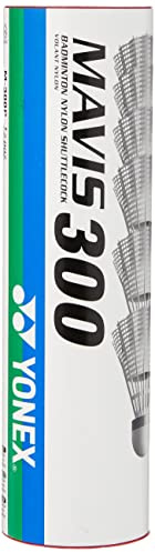 YONEX Mavis 300 White Shuttlecocks - (1 Dozen), Speed- Speed - 4/79 / Fast