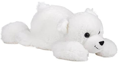 Schaffer 1372 Kuscheltier Eisbär Knut Knuddel L, 32 cm, weiß