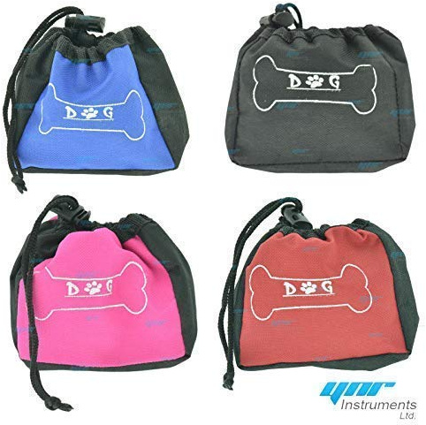 YNR Dg Animal Domestique Chien Chiot Gourmandises Sac Dressage de Chien Snack Récompense Pochette Rangement Support Distributeur Disponible - Bleu
