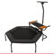 HAMMER Fitness-Trampolin JumpStep, Flexibles & gelenkschonendes Step-Board, aufstellbar, intensives Po- und Beinmuskeltraining, patentierte Technik, mehrfach höhenverstellbarer Haltegriff